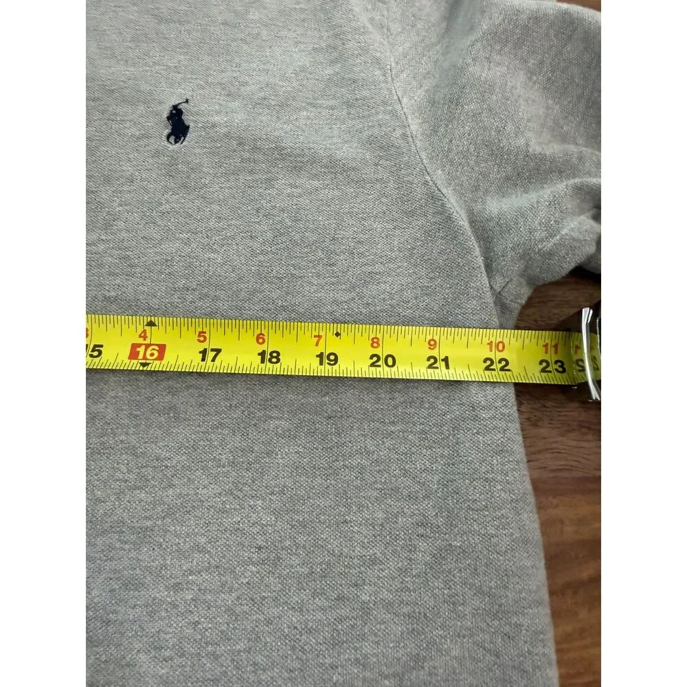 Polo Ralph Lauren Gray Classic Fit Polo Shirt XL Cotton Short Sleeve Men